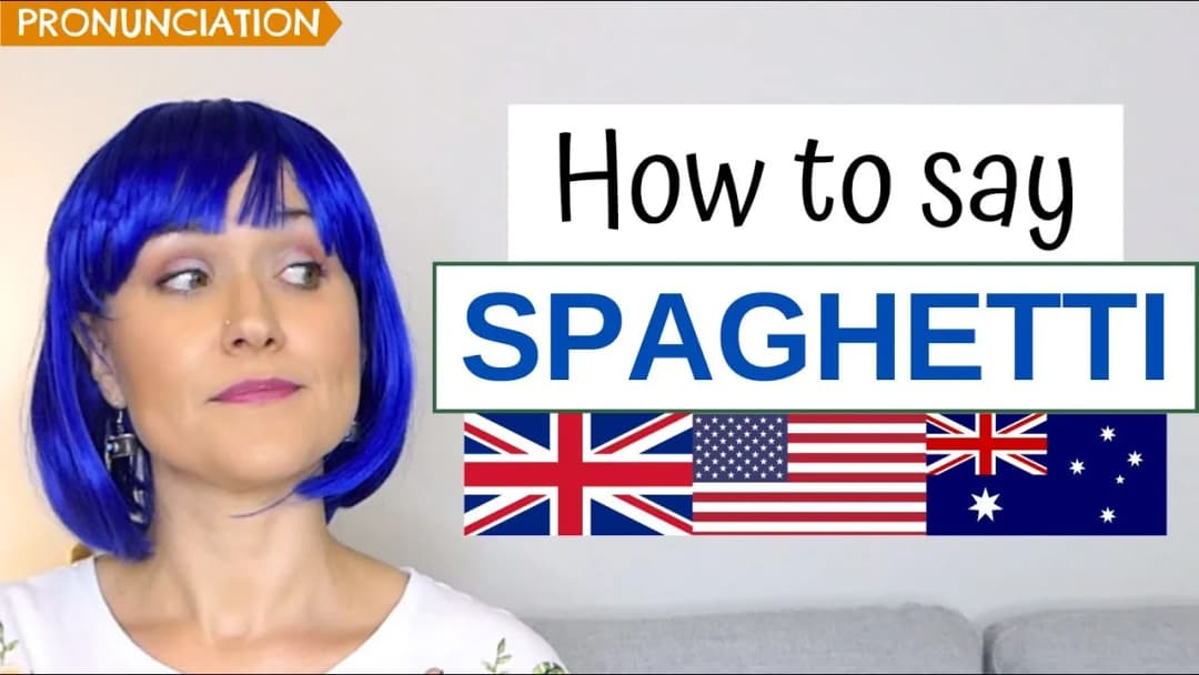 Jak poprawnie wymówić spaghetti - uniknij błędów w angielskim